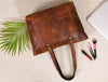 Mieres Travel Tote Bag Combo – Gingerbread - Aaron Leather Goods