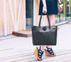 Melilla Travel Tote Bag – Raven Black - Aaron Leather Goods