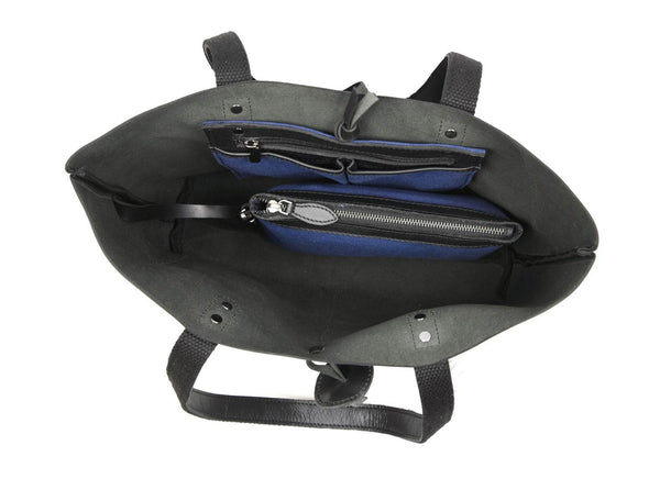 Melilla Travel Tote Bag – Raven Black - Aaron Leather Goods