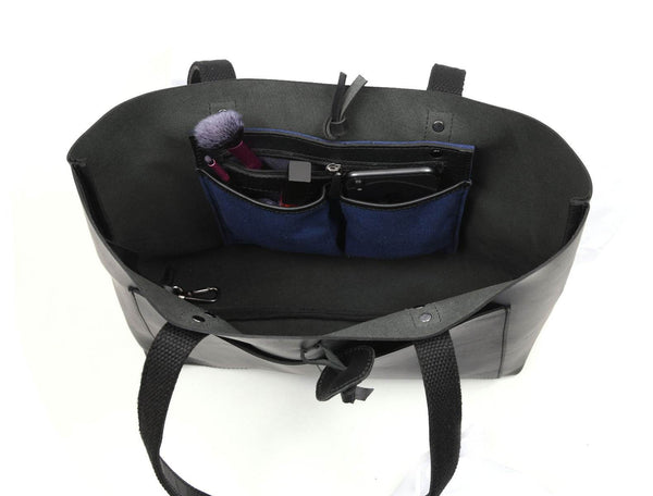 Melilla Travel Tote Bag – Raven Black - Aaron Leather Goods