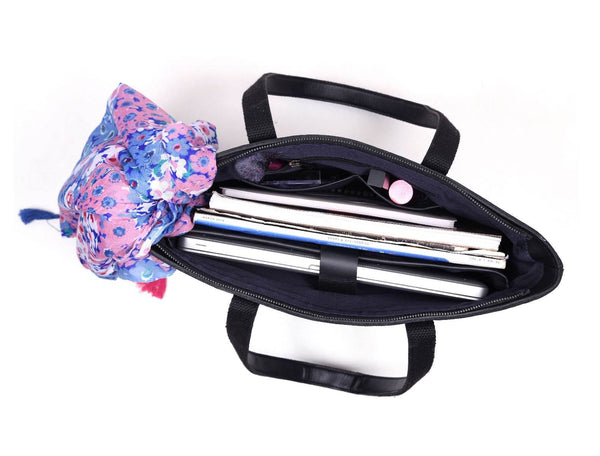 Mieres Travel Tote Bag Combo – Raven Black - Aaron Leather Goods