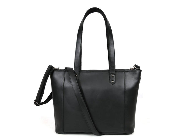 Mieres Travel Tote Bag Combo – Raven Black - Aaron Leather Goods