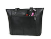 Mieres Travel Tote Bag Combo – Raven Black - Aaron Leather Goods