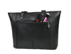 Mieres Travel Tote Bag Combo – Raven Black - Aaron Leather Goods