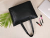 Mieres Travel Tote Bag Combo – Raven Black - Aaron Leather Goods