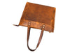 Canaria Travel Tote Bag – Caramel Brown - Aaron Leather Goods