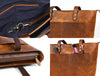 Canaria Travel Tote Bag – Caramel Brown - Aaron Leather Goods