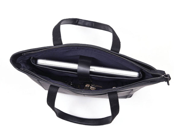 Canaria Travel Tote Bag – Raven Black - Aaron Leather Goods