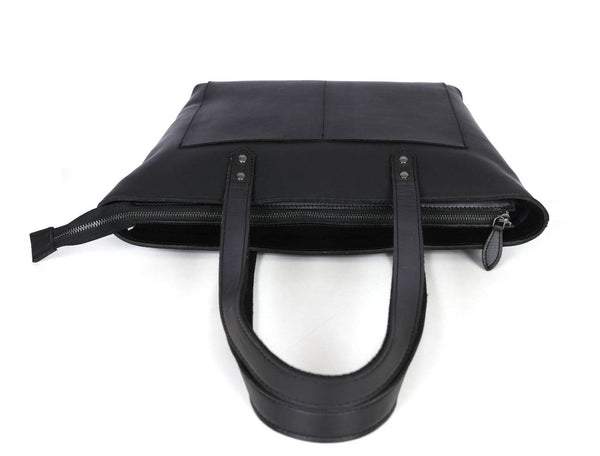 Canaria Travel Tote Bag – Raven Black - Aaron Leather Goods