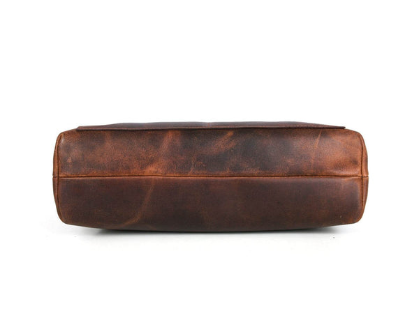 Canaria Travel Tote Bag – Walnut Brown - Aaron Leather Goods