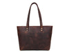 Canaria Travel Tote Bag – Walnut Brown - Aaron Leather Goods