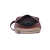 Leather & Canvas Travel Toiletry Bag with Front Zipper Pocket - Aaron Leather Goods