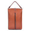 Leather Travel Toiletry Bag with Handle & Zip - Aaron Leather Goods