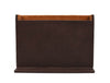 Orizzonte Office Table Organizer - Dark Brown - Aaron Leather Goods