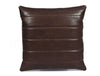 Baltimore Leather Pillow Cover - Walnut Brown - Aaron Leather Goods