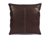 Baltimore Leather Pillow Cover - Walnut Brown - Aaron Leather Goods