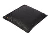 Baltimore Leather Pillow Cover - Raven Black - Aaron Leather Goods