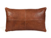 Arizona Leather Pillow Cover - Brown - Aaron Leather Goods