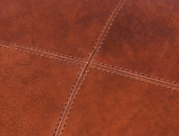 Arizona Leather Pillow Cover - Brown - Aaron Leather Goods