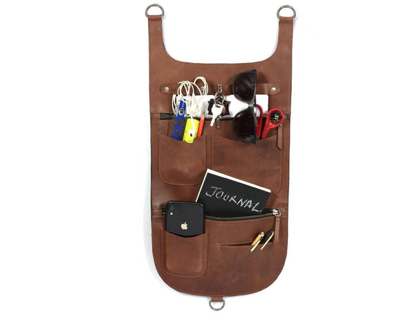Seattle Leather Organizer - Brown - Aaron Leather Goods