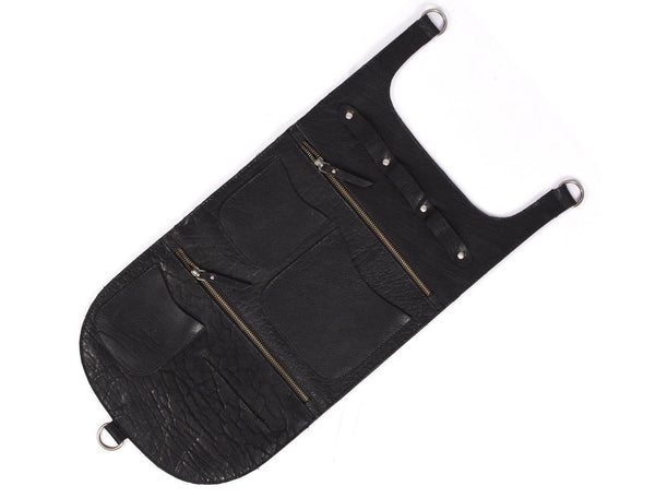 Seattle Leather Organizer - Raven Black - Aaron Leather Goods