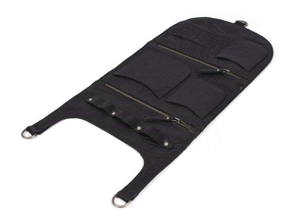 Seattle Leather Organizer - Raven Black - Aaron Leather Goods