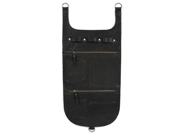 Seattle Leather Organizer - Raven Black - Aaron Leather Goods
