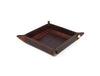 Ramage Leather Valet Tray - Walnut Brown - Aaron Leather Goods