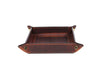 Ramage Leather Valet Tray - Walnut Brown - Aaron Leather Goods