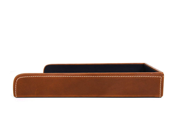 Morefo Leather Letter Tray - Multicolor - Aaron Leather Goods