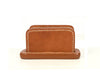 Giunone Leather Desk Card Holder - Caramel Brown - Aaron Leather Goods