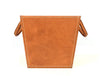 Damocle Leather Bin - Caramel Brown - Aaron Leather Goods