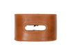 Odino Leather Tissue Holder – Caramel Brown - Aaron Leather Goods