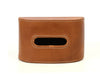 Odino Leather Tissue Holder – Caramel Brown - Aaron Leather Goods