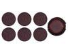 Cannes Leather Coaster - Walnut Brown - Aaron Leather Goods