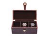 Robinson Leather Watch Case - Walnut Brown - Aaron Leather Goods