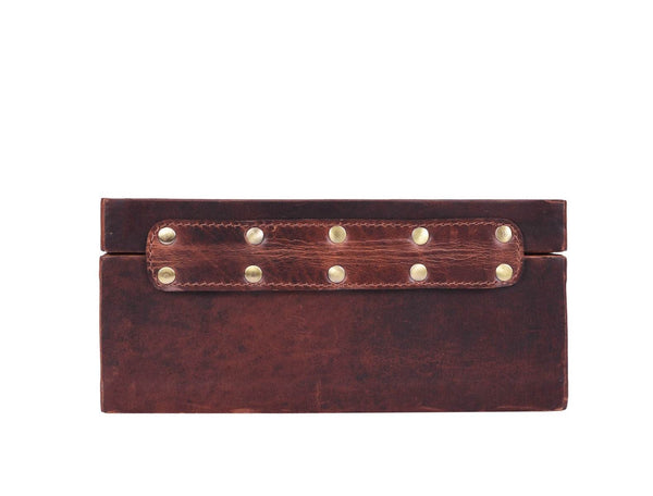 Robinson Leather Watch Case - Walnut Brown - Aaron Leather Goods