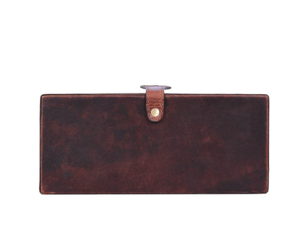 Robinson Leather Watch Case - Walnut Brown - Aaron Leather Goods