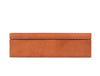 Rosemond Leather cuff-link Box- Caramel - Aaron Leather Goods