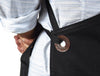 Turin Waxed Canvas Apron - Raven Black - Aaron Leather Goods