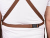 Leon Waxed Canvas Apron - Seaweed Green - Aaron Leather Goods