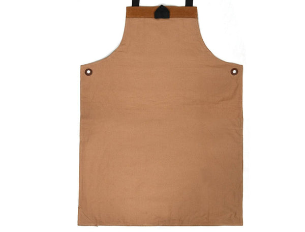 Arucas Suede Apron - Caramel Brown - Aaron Leather Goods