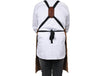 Arucas Suede Apron - Caramel Brown - Aaron Leather Goods
