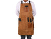 Florence Suede Apron - Light Brown - Aaron Leather Goods