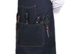Benito Leather Canvas Apron - Denim Blue - Aaron Leather Goods
