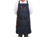 Benito Leather Canvas Apron - Denim Blue - Aaron Leather Goods