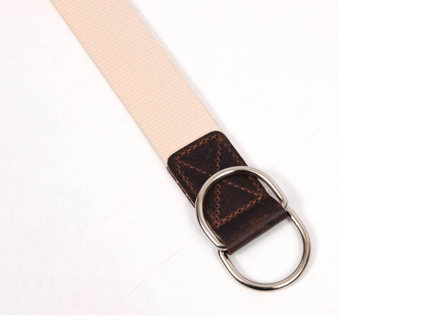 Paso Canvas Belt with D-ring - Multi-color - Aaron Leather Goods