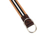 Enova Canvas Belt with D-ring - Coffee-Brown - Aaron Leather Goods