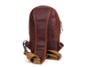 Alvin Leather Backpack - Dark Brown - Aaron Leather Goods