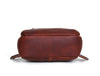 Alvin Leather Backpack - Dark Brown - Aaron Leather Goods